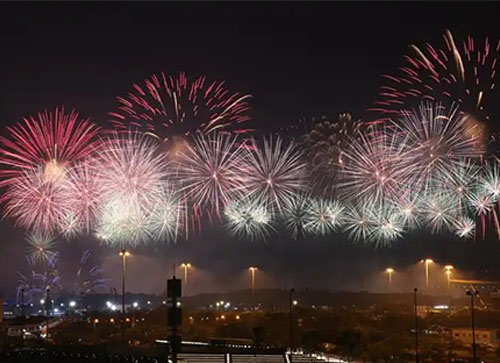 嘉禾县焰火晚会